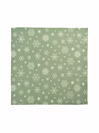 SANDER | Mitteldecke CRISTALLO NEVE 85x85cm Jade | 